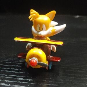 Tails Airplane Figure Toy - Yellow and White Kids Toy